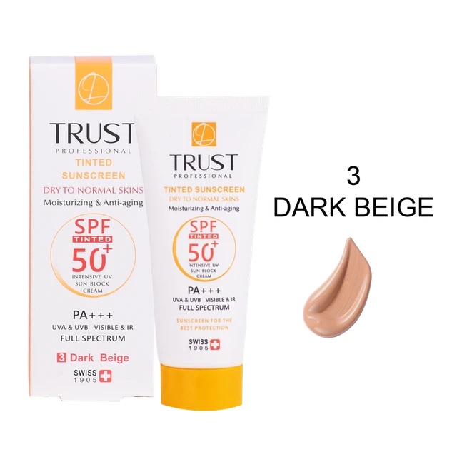 کرم ضد آفتاب رنگی و ضد پیری بژ تیر1 کرم ضد آفتاب رنگی و ضد پیری بژ تیره (پوست خشک تا نرمال) (2024) - Image 1