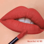 رژ لب مایع مخملی مات سرژه کد 105 (Mauve Red) - Image 5