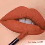 رژ لب مایع مخملی مات سرژه کد 103 (Pink Nude) - Image 4